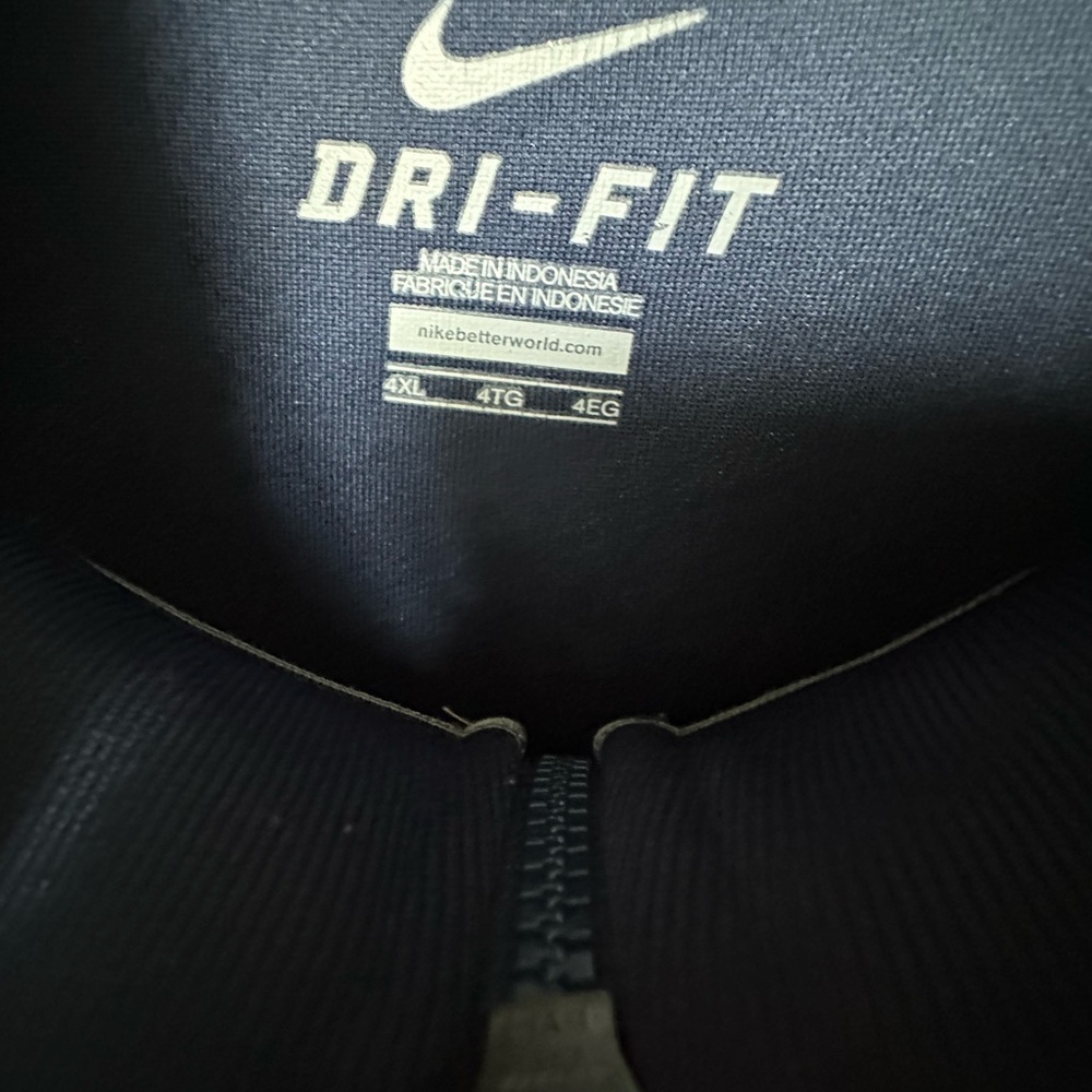 Nike Men's Illini Navy and Orange Jacket - Picture 2 of 5